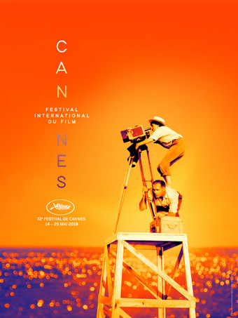 L'affiche officielle 2019 © Photo : La Pointe courte / 1994 Agnès Varda et ses enfants - Montage & maquette : Flore Maquin